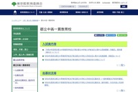 【中学受験2022】都立中高一貫校、オミクロン株感染拡大で「特例による検査」実施 画像