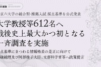 【大学受験】総合型選抜、重視するのは「研究力」大学教授ら調査